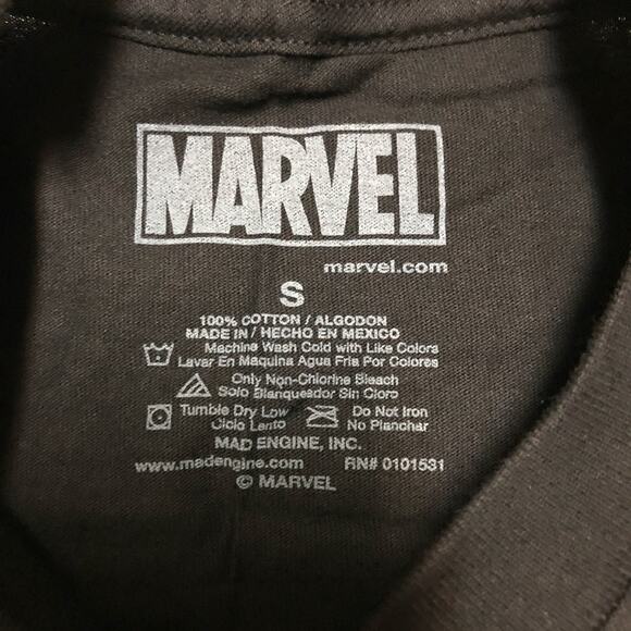 Marvel T-Shirt Mens Small Unisex Graphic SDCC Thor Iron Man Captain America Hulk - Picture 3 of 5